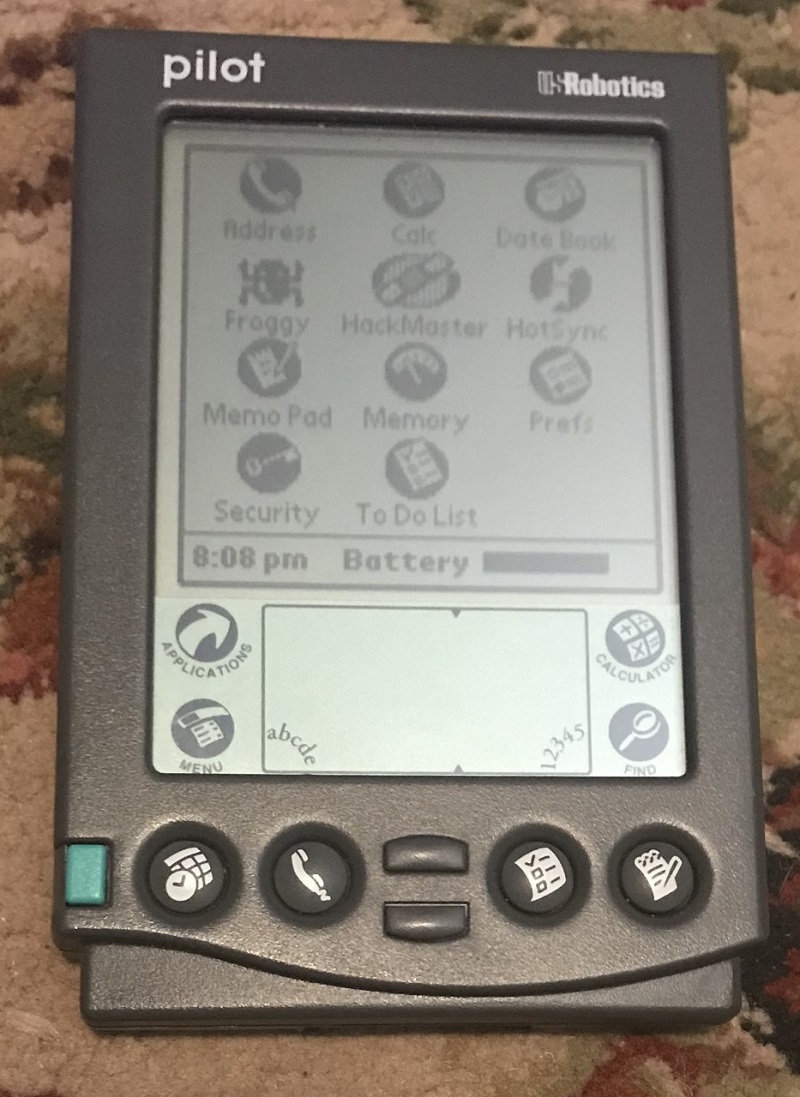 ▲Palm Pilot 1000