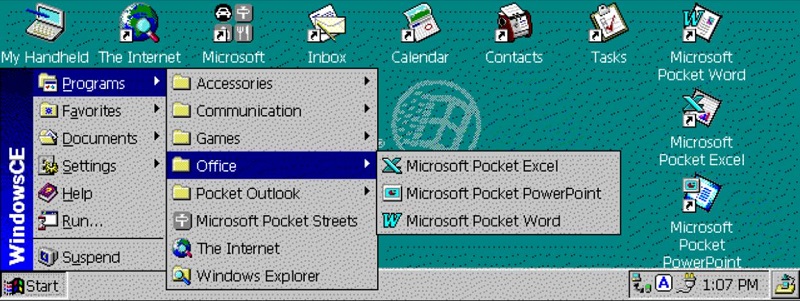 ▲Windows CE 2.0