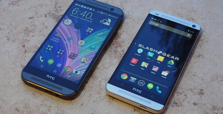 ▲左：HTC M8，右：HTC M7，圖源：Slash Gear