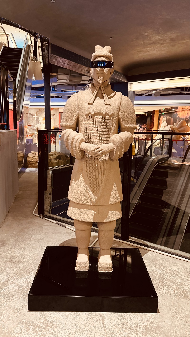 ▲上海衡山路8號「秦潮覺醒」體驗店內(nèi)