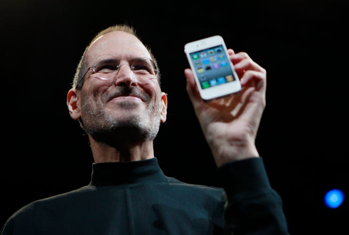 ▲史蒂夫·喬布斯于2007年推出iPhone，圖源：Business Insider