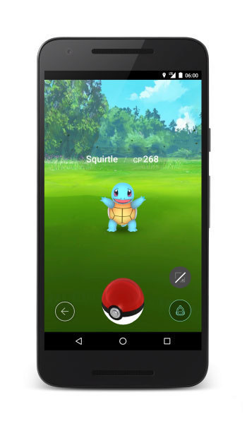 《Pokémon GO》游戲畫面1