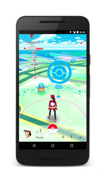 《Pokémon GO》游戲畫面2
